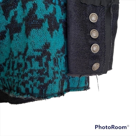 Free People Better Together Oversized Metallic Blazer Cardigan, Size X S… - Picture 16 of 16